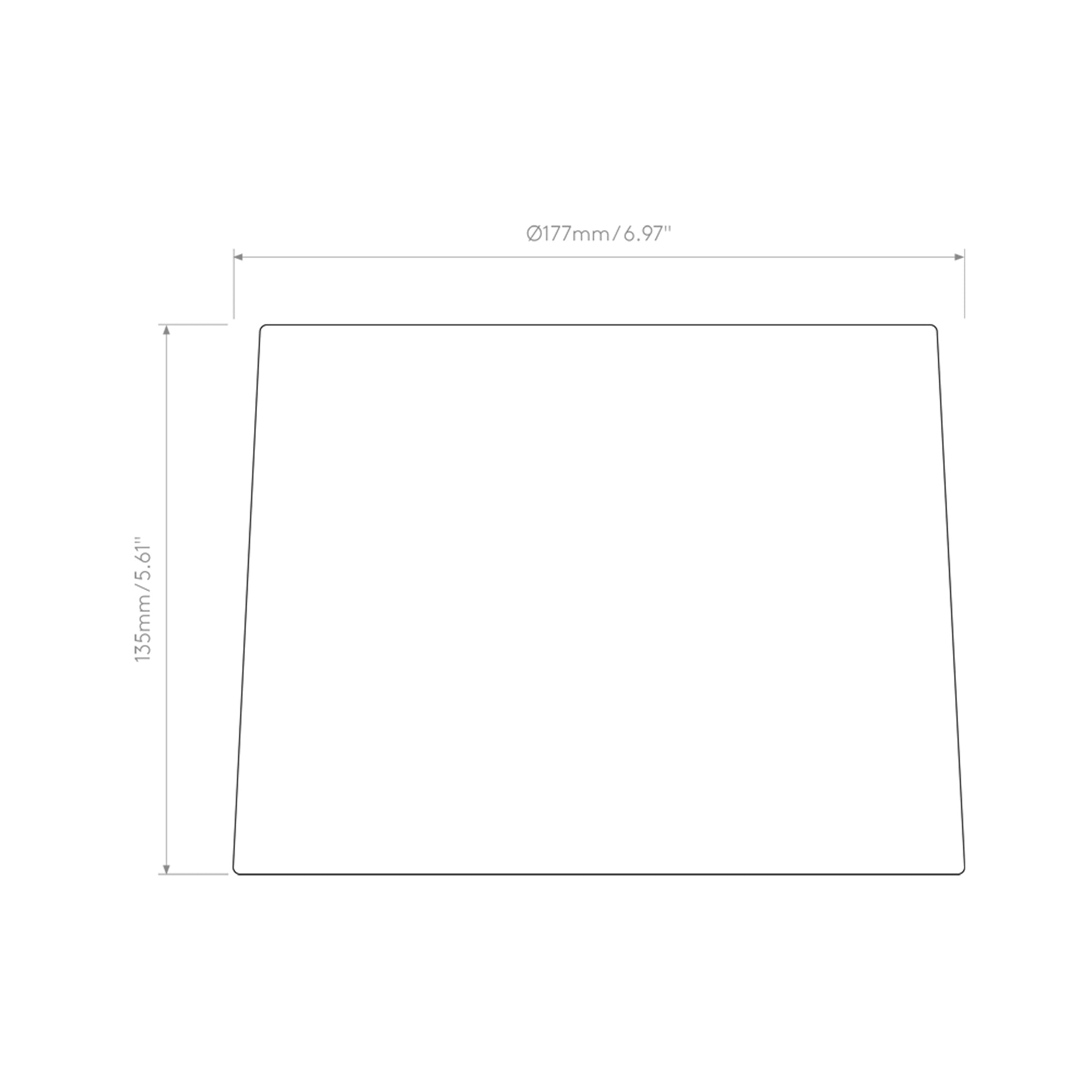 Side by Side Reading Wall Light - line drawing.
