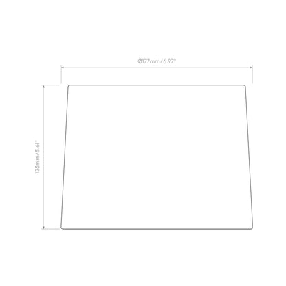 Side by Side Reading Wall Light - line drawing.
