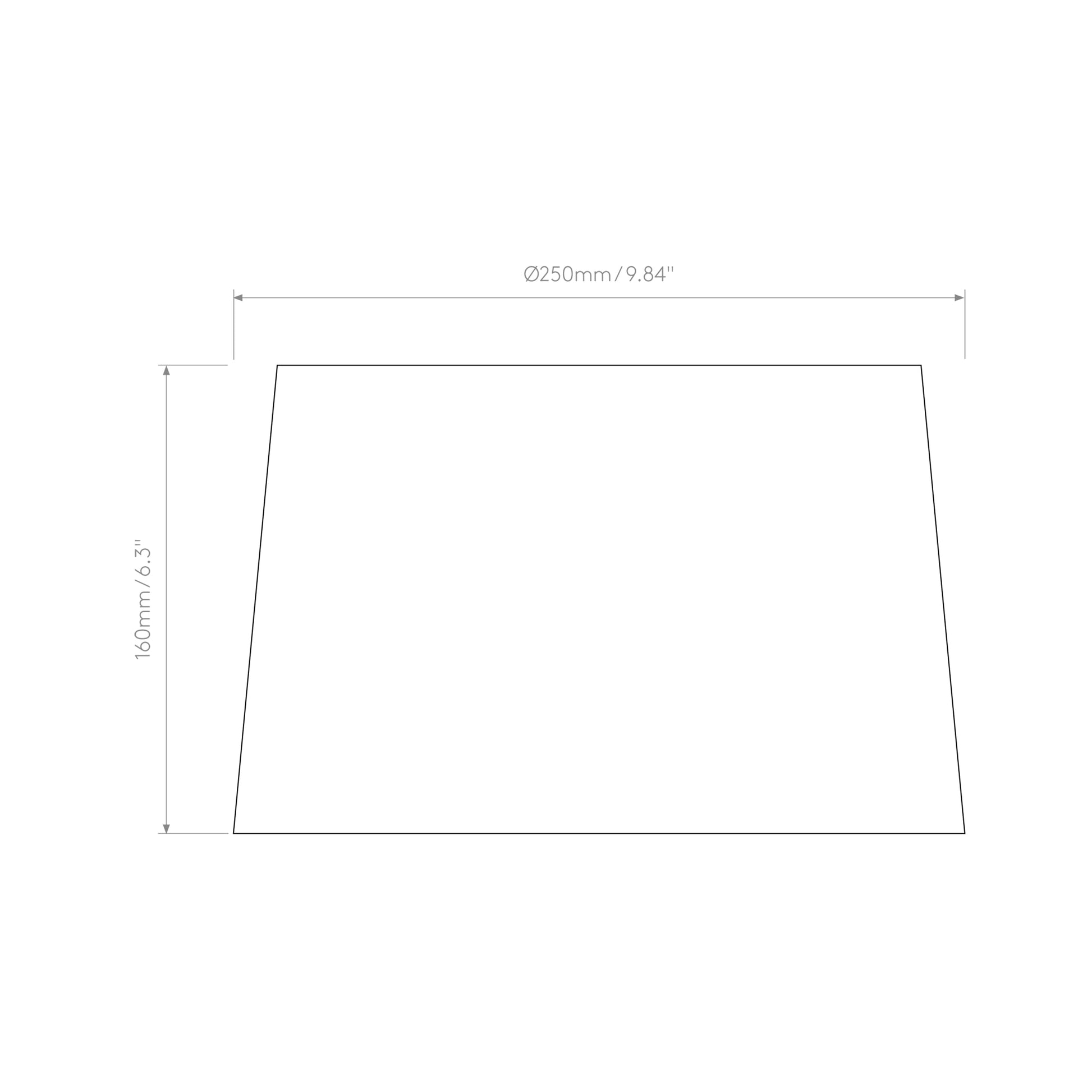 Side by Side Reading Wall Light - line drawing.