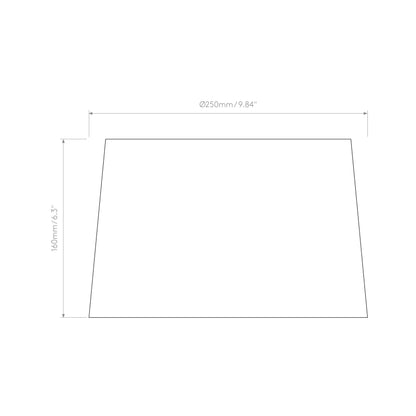 Side by Side Reading Wall Light - line drawing.