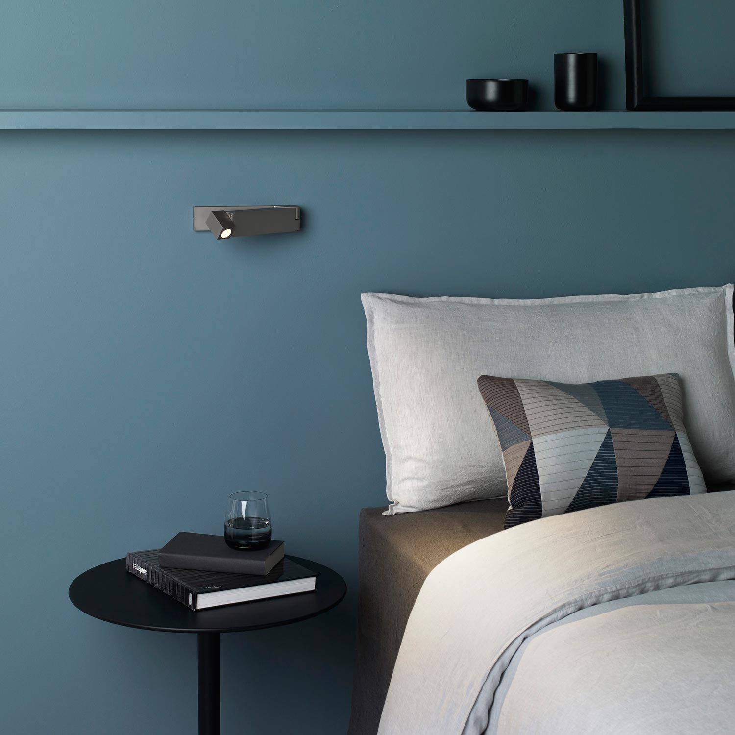 Tosca LED Reading Wall Light in living room.