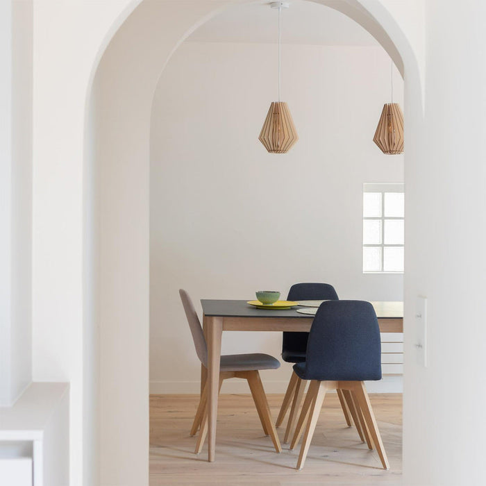 Ambre Pendant Light in dining room.