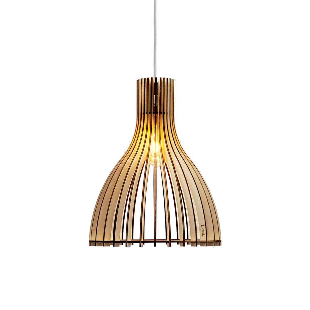 Ariel Pendant Light in White.