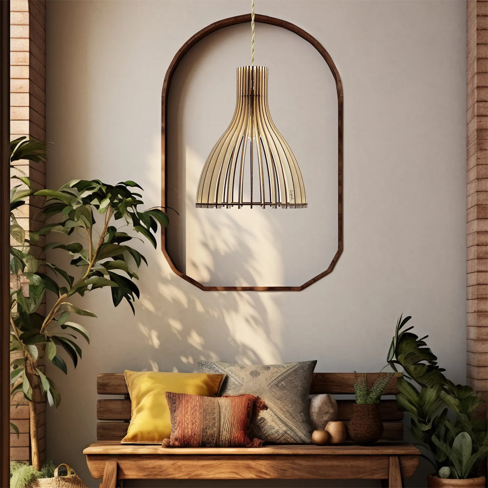 Ariel Pendant Light in living room.