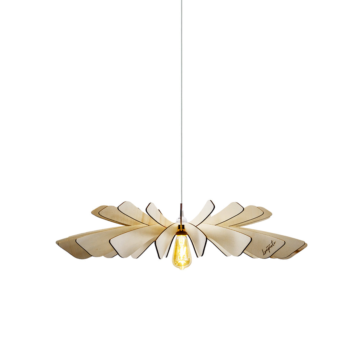 Aurora Pendant Light in White (Small).