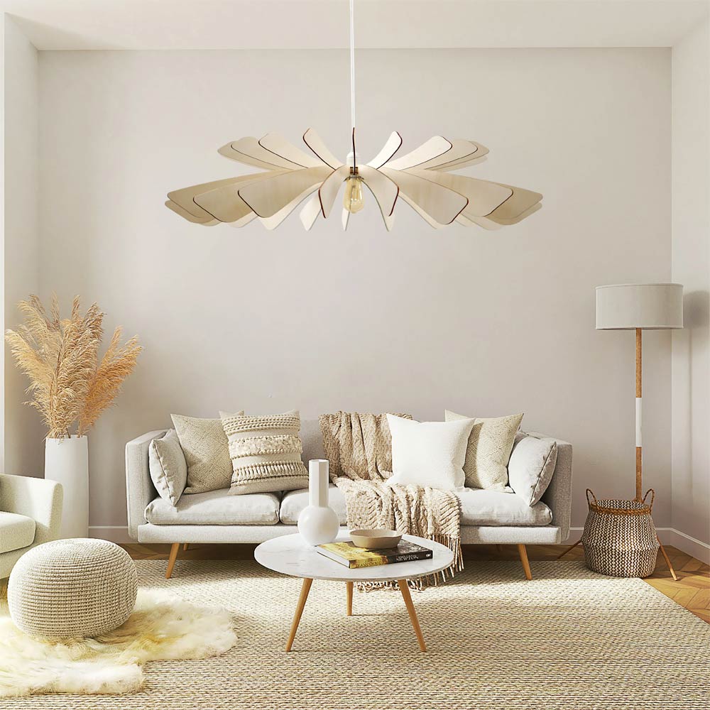 Aurora Pendant Light in living room.