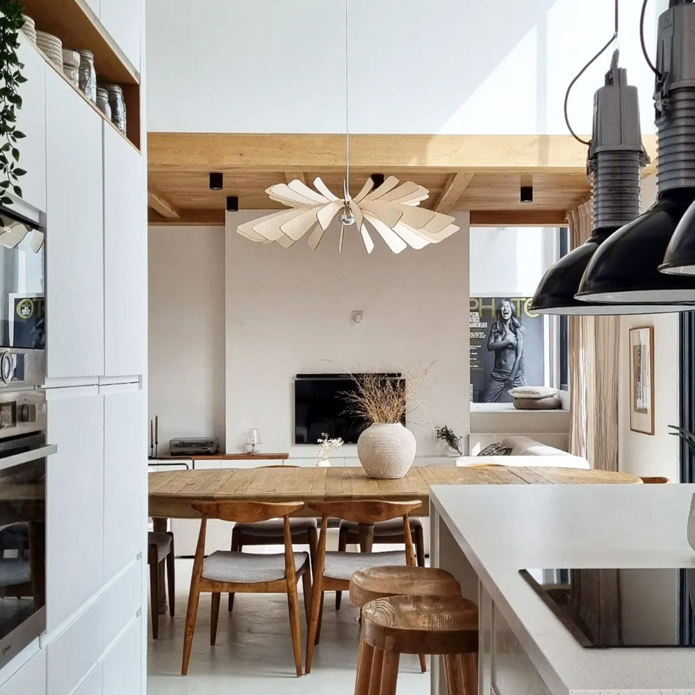 Aurora Pendant Light in dining room.