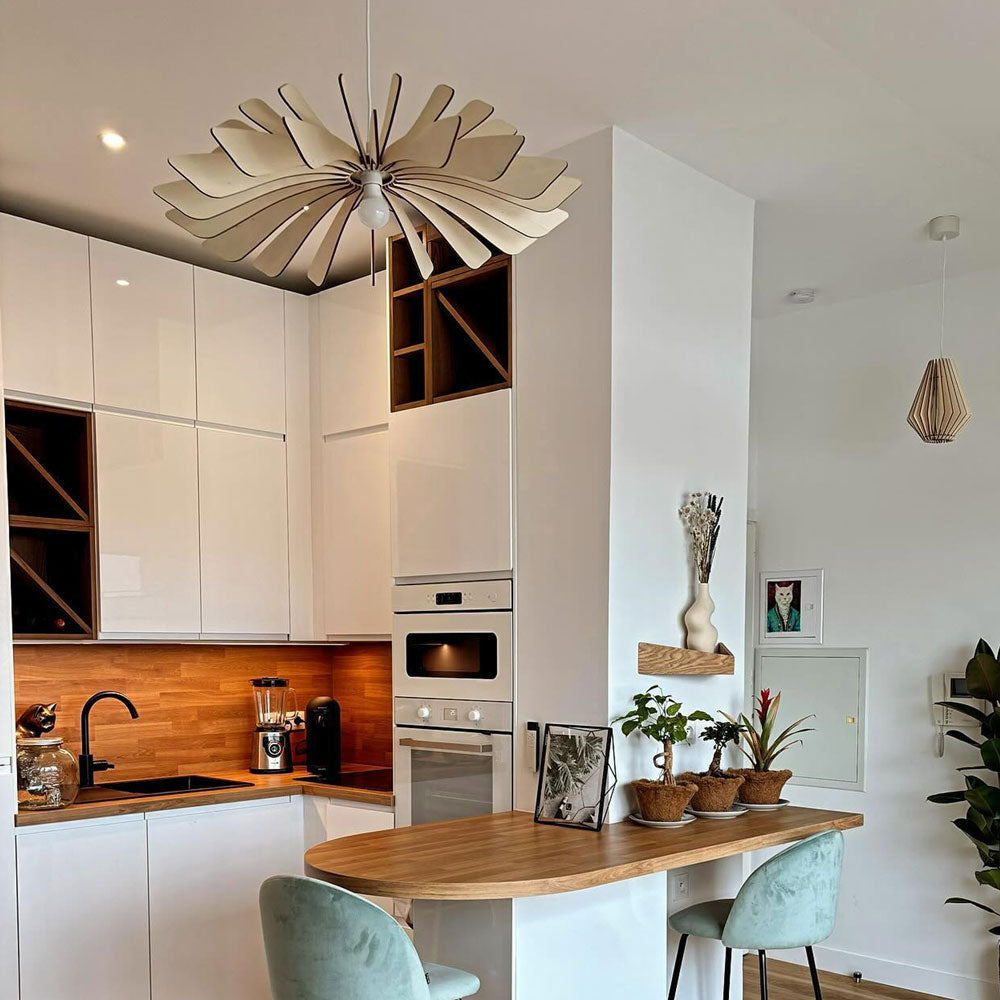 Aurora Pendant Light in kitchen.