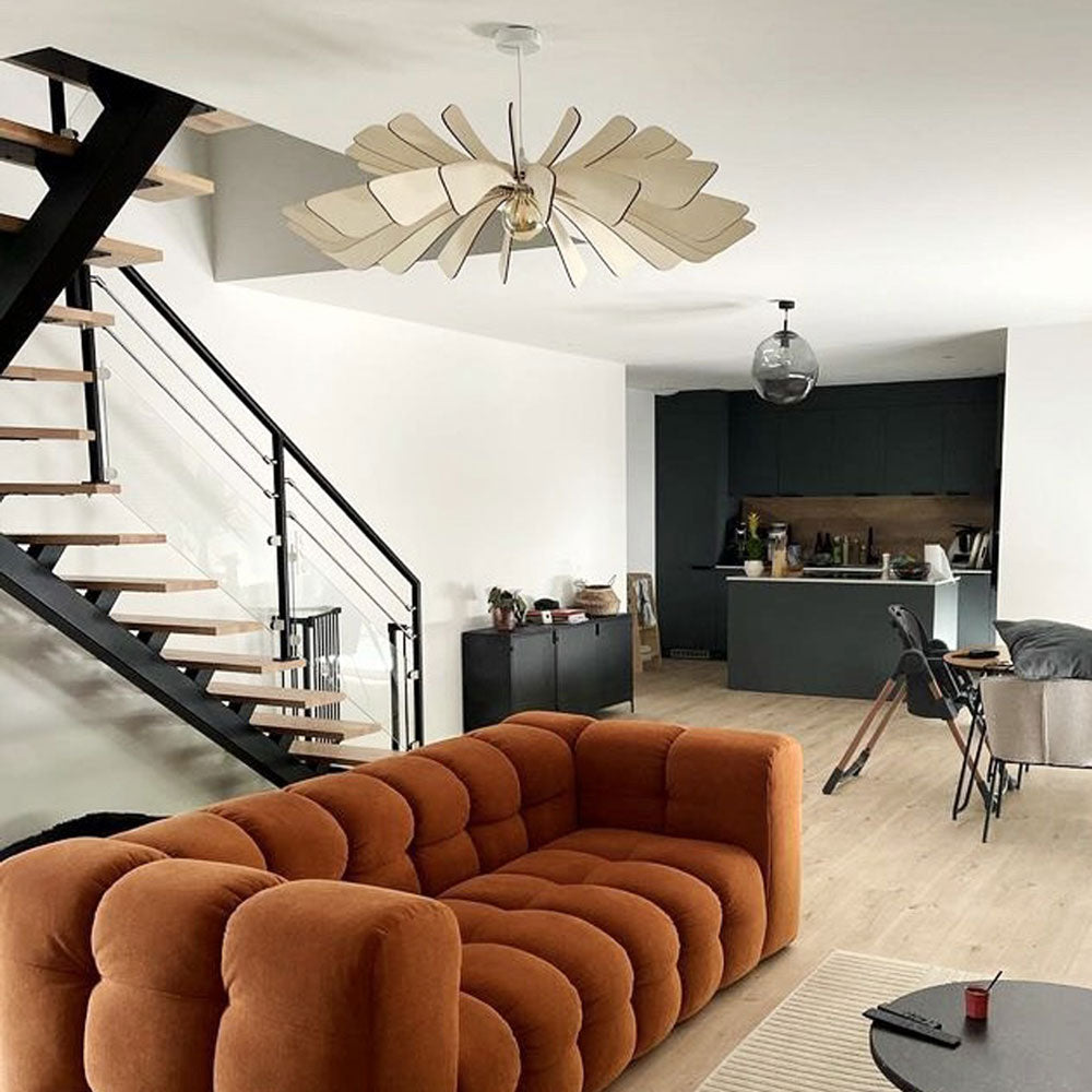 Aurora Pendant Light in living room.