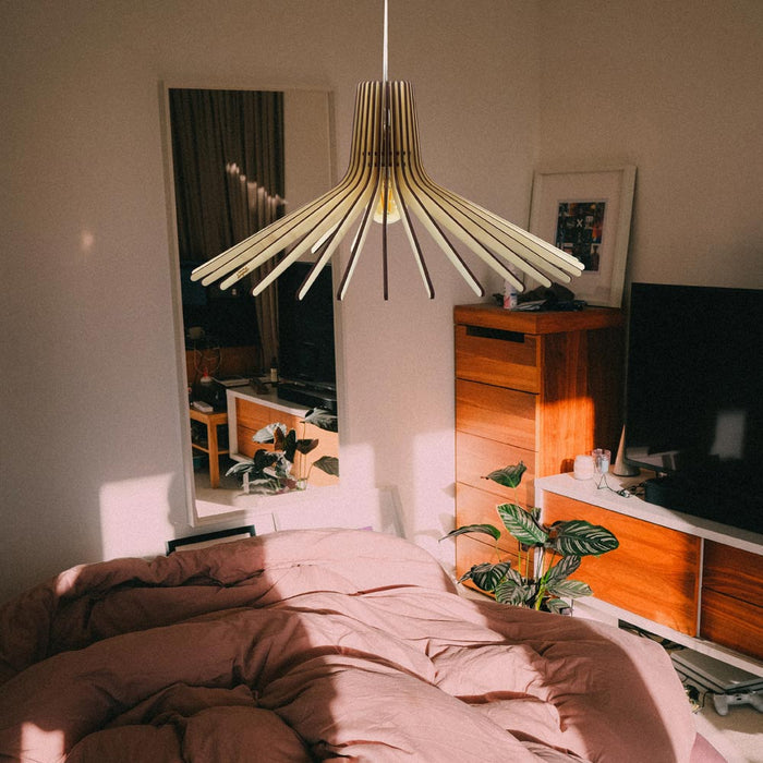 Azur Pendant Light in bedroom.