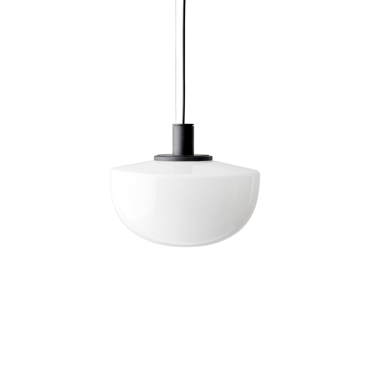 Bank Pendant Light in Opal.