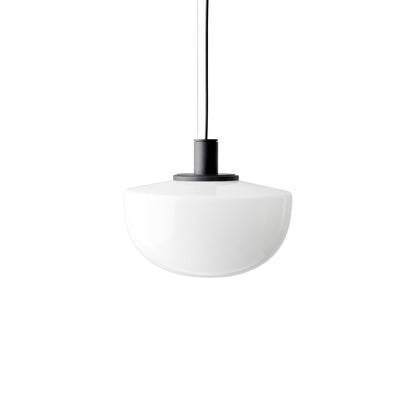 Bank Pendant Light in Opal.