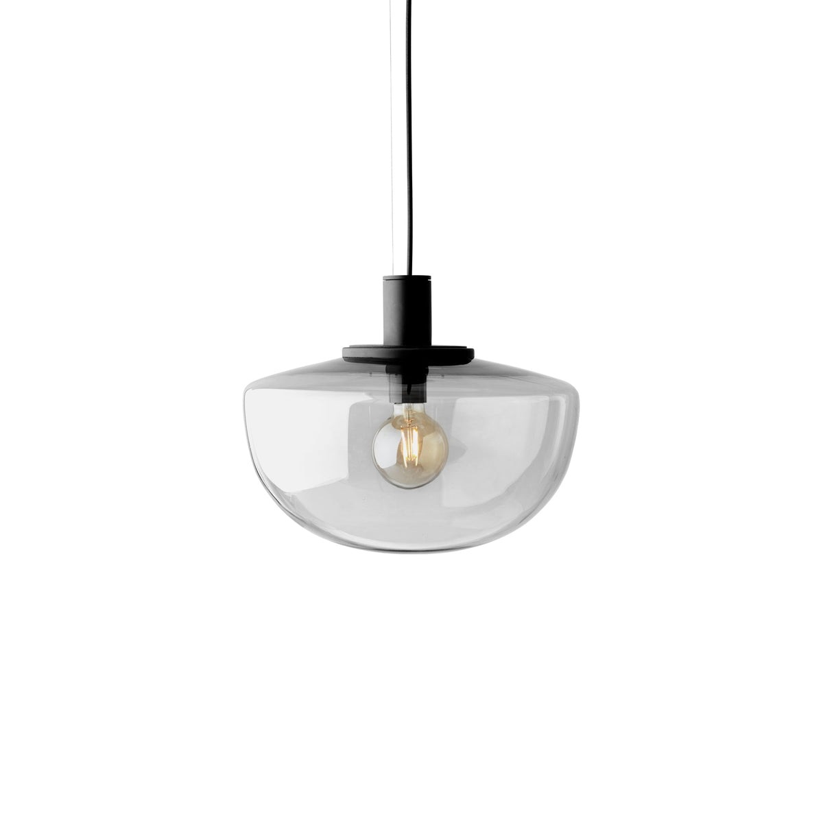Bank Pendant Light in Smoked.