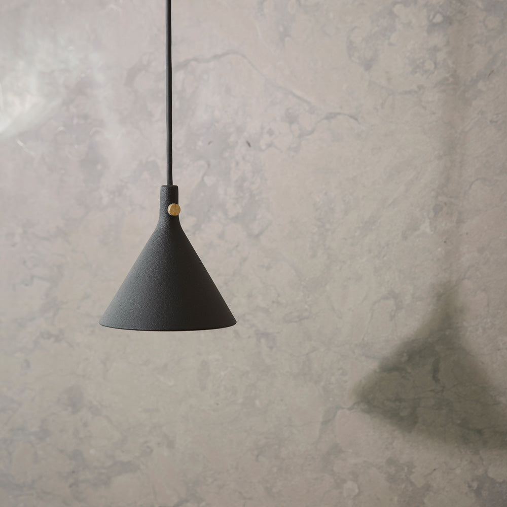 Cast Pendant Light in Detail.