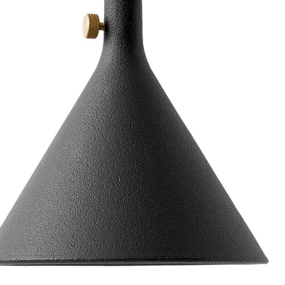 Cast Pendant Light in Detail.