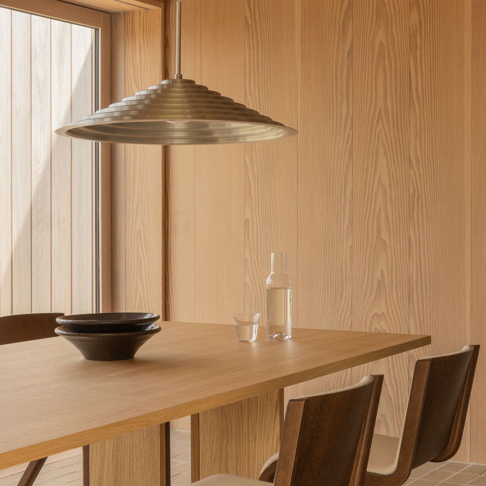 Chancery Pendant Light in dining room.