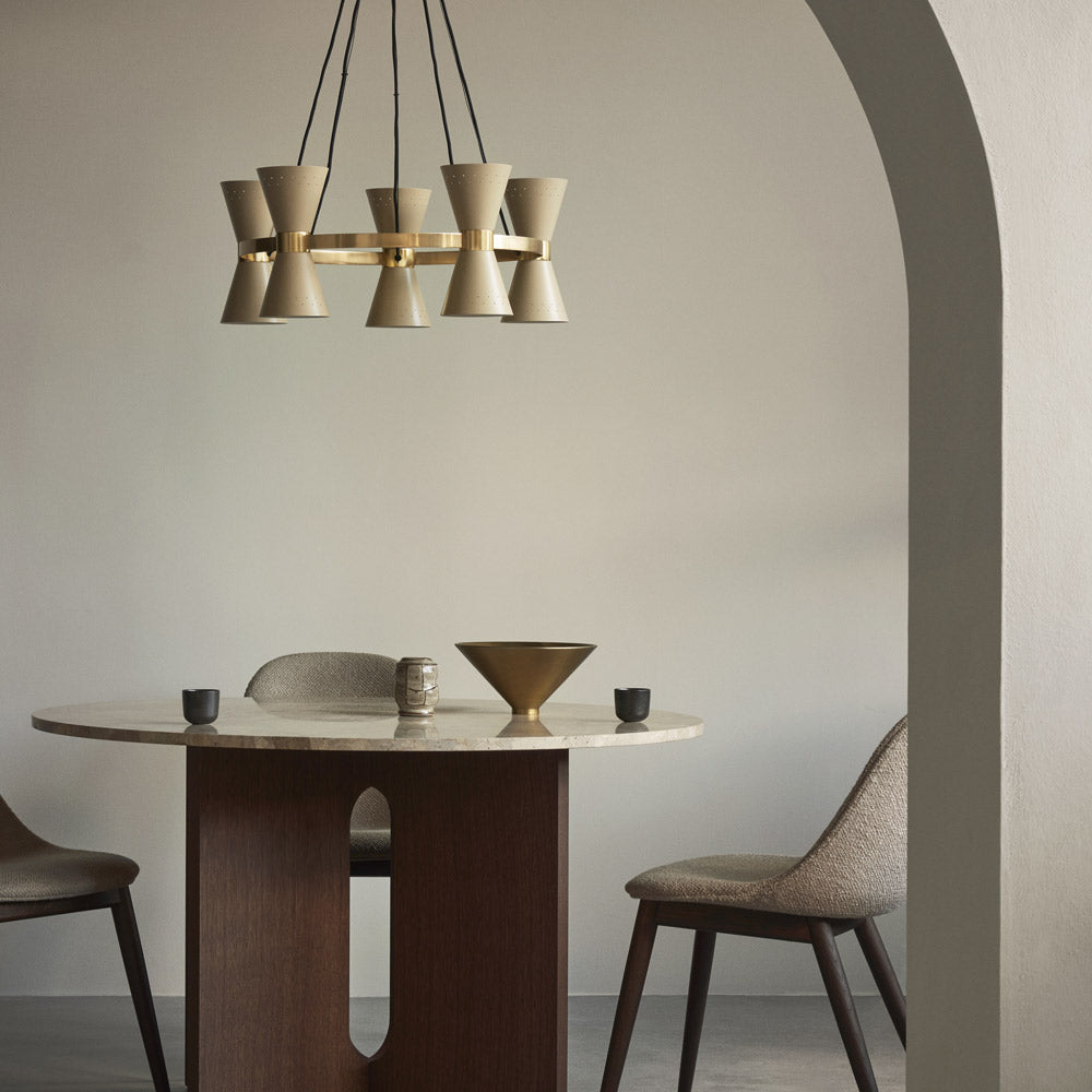 Collector Chandelier in dining room.