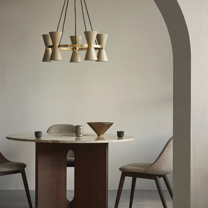 Collector Chandelier in dining room.