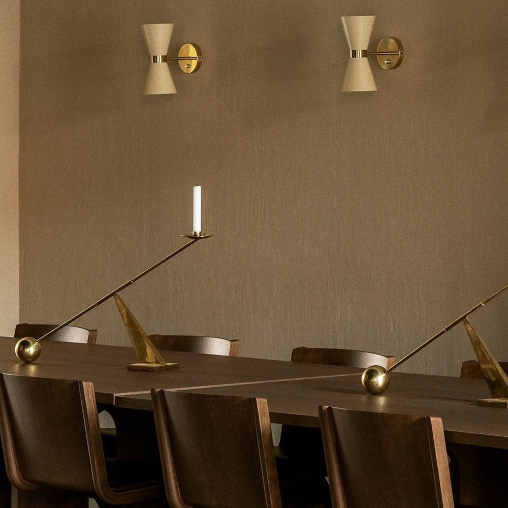 Collector Wall Light in dining room.