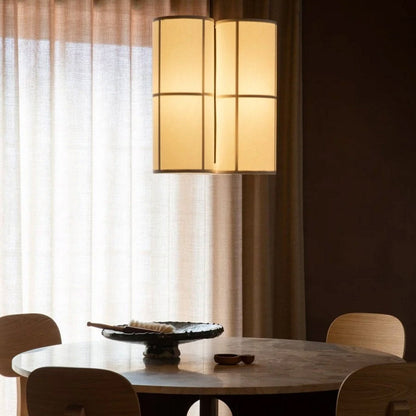Hashira Cluster Pendant Light in dining room.