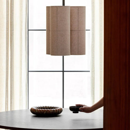 Hashira Cluster Pendant Light in living room.