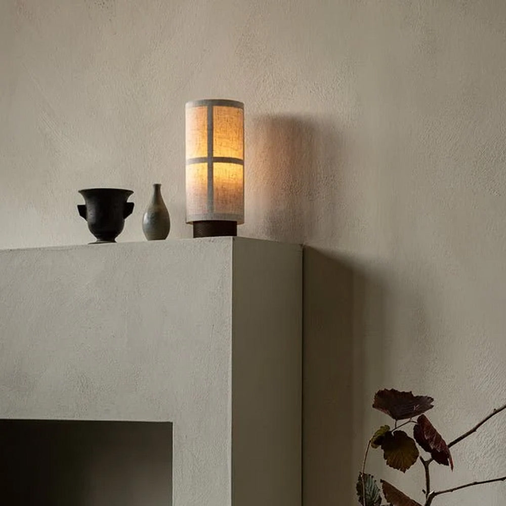 Hashira LED Rechargeable Table Lamp in living room.