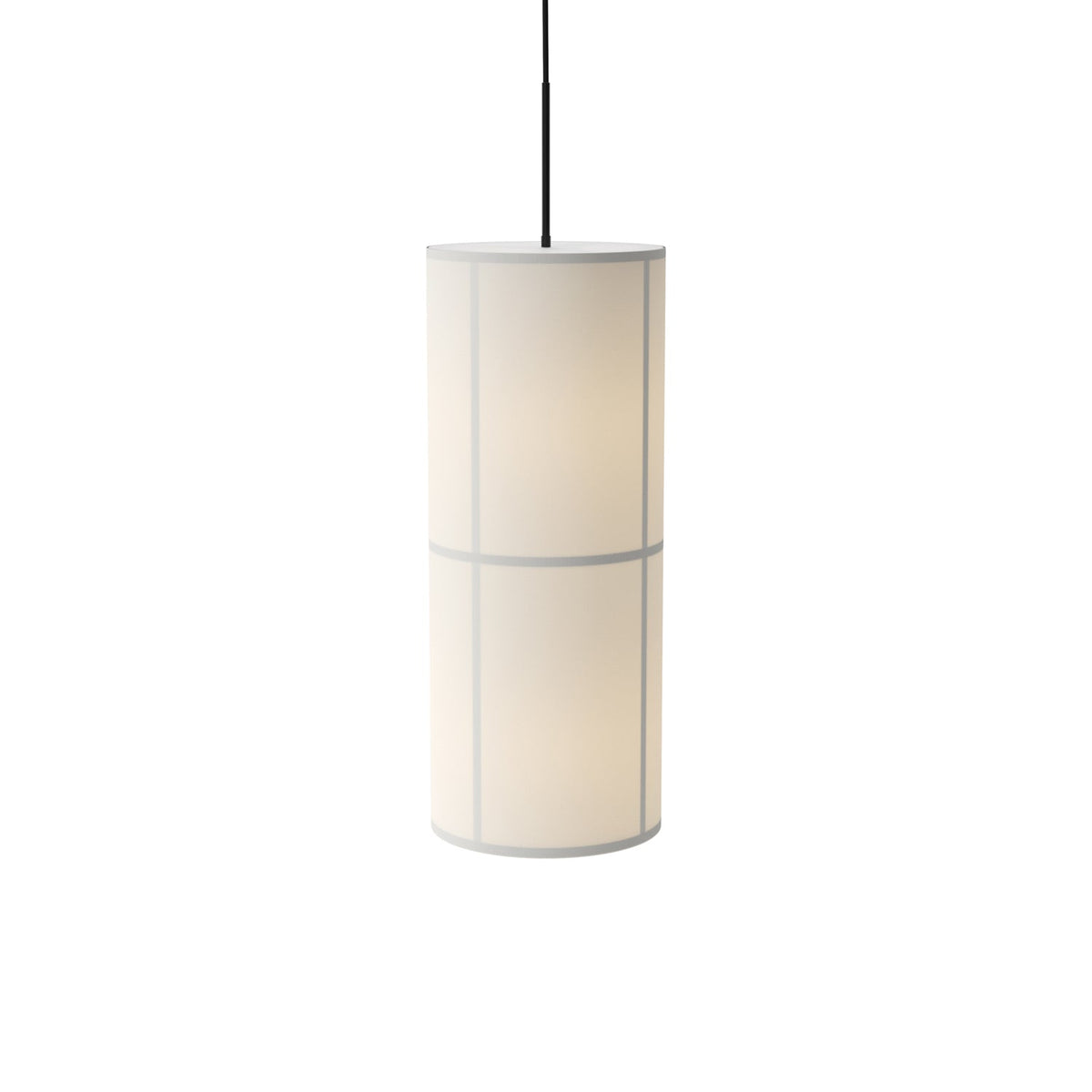 Hashira Single Pendant Light in White (11.81-Inch).