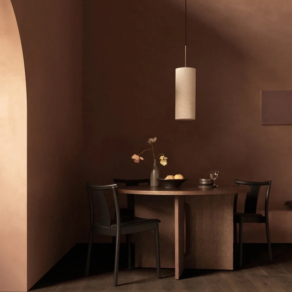 Hashira Single Pendant Light in dining room.