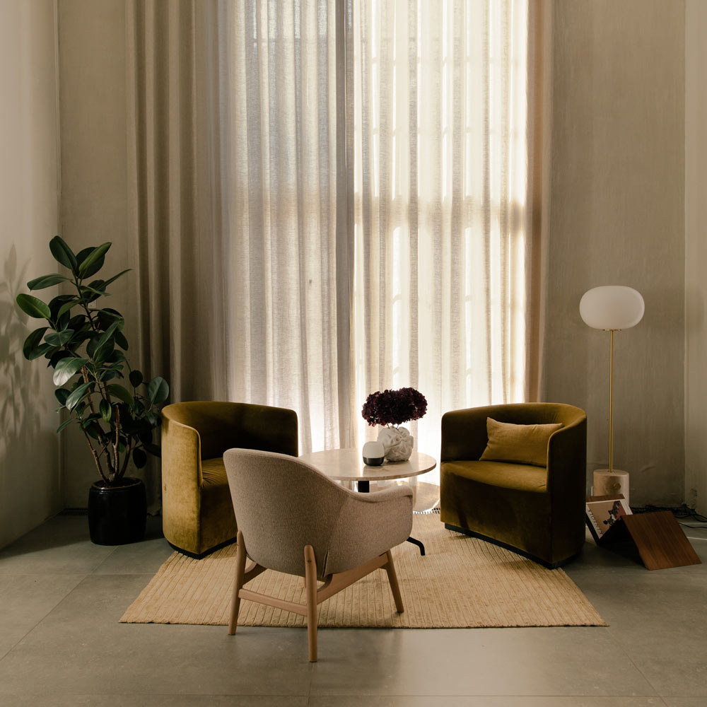 JWDA Floor Lamp in living room.