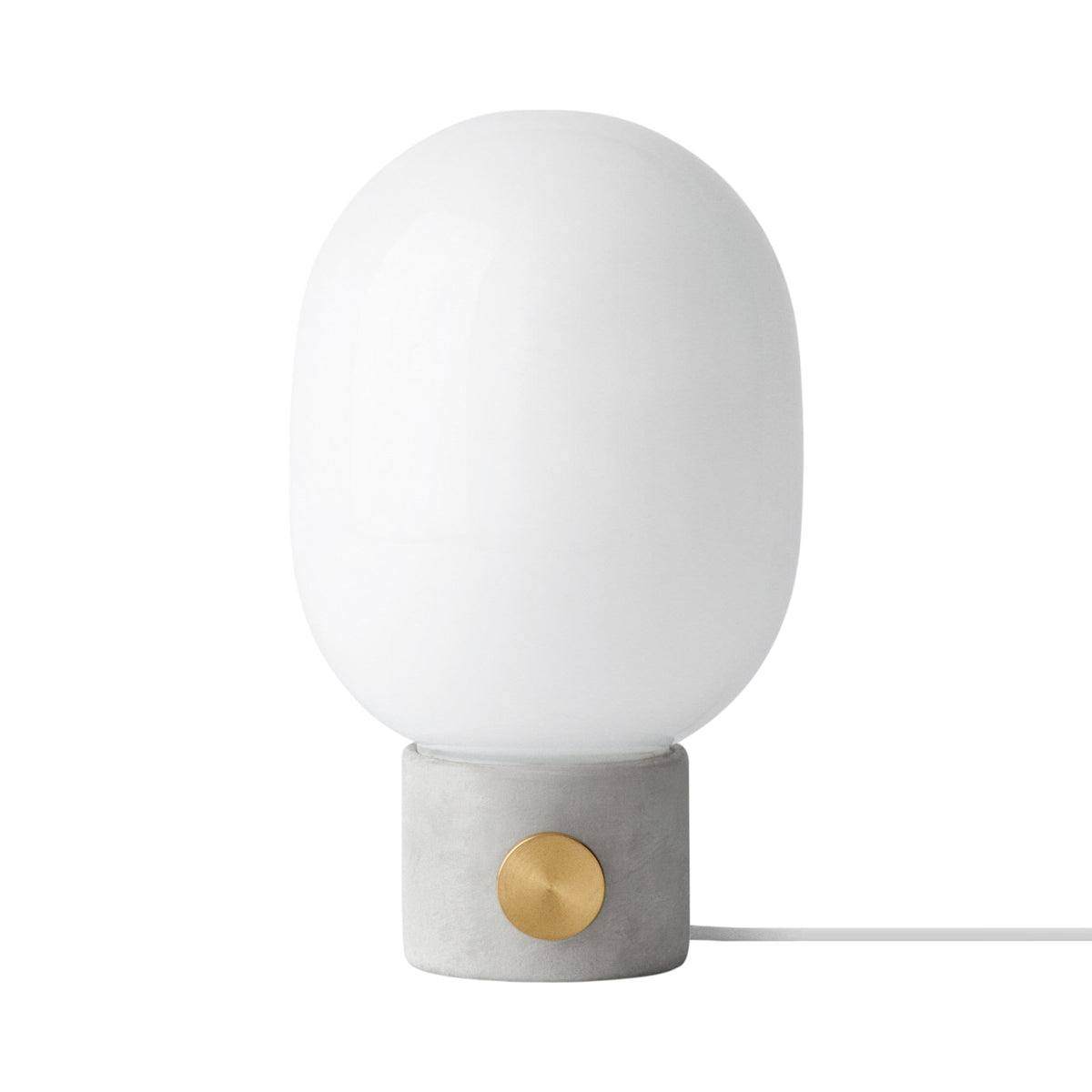 JWDA Table Lamp in Light Grey Concrete.