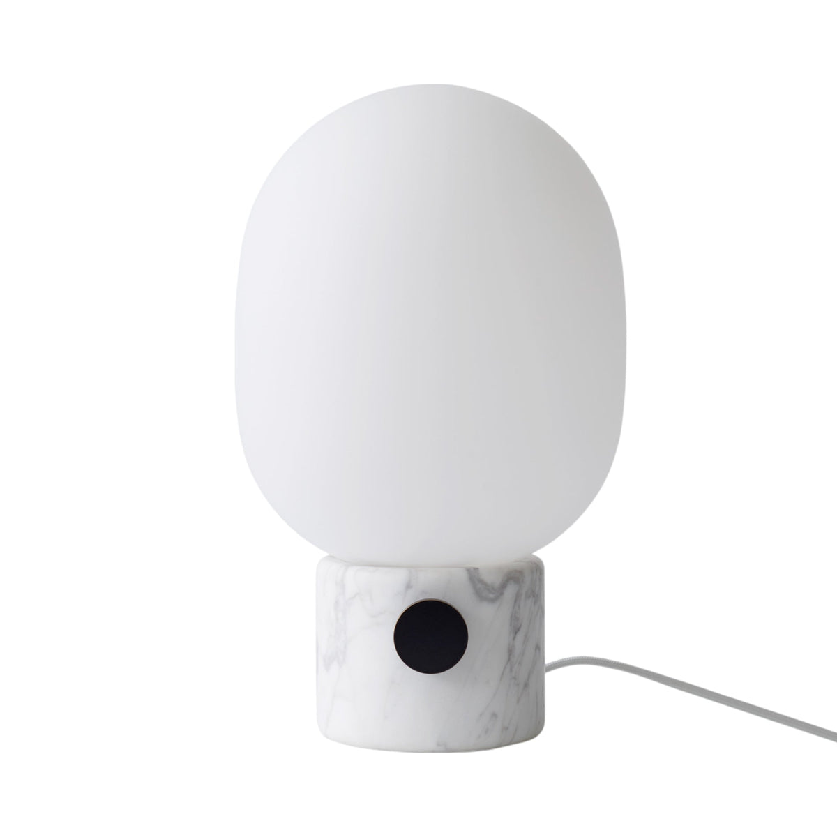 JWDA Table Lamp in White Carrara Marble.