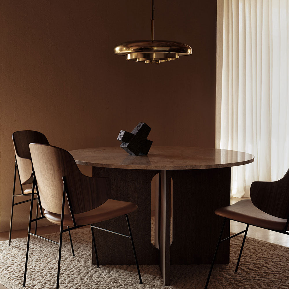 Resonant Pendant Light in dining room.