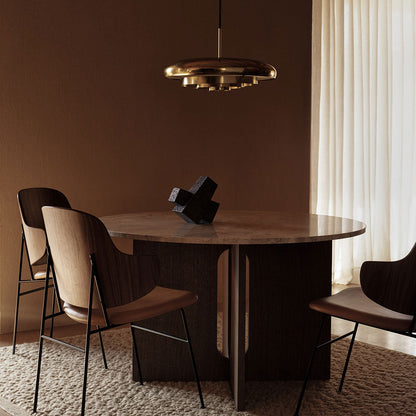 Resonant Pendant Light in dining room.