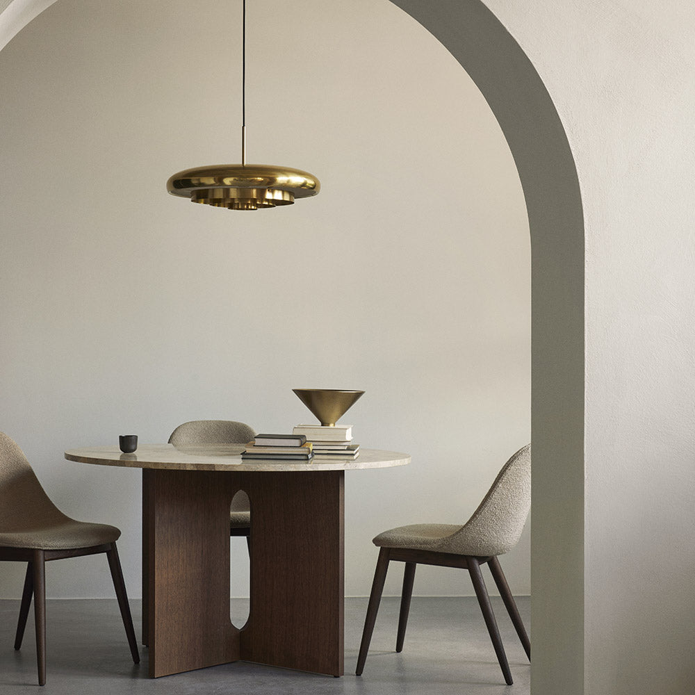 Resonant Pendant Light in dining room.