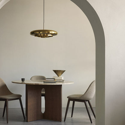 Resonant Pendant Light in dining room.