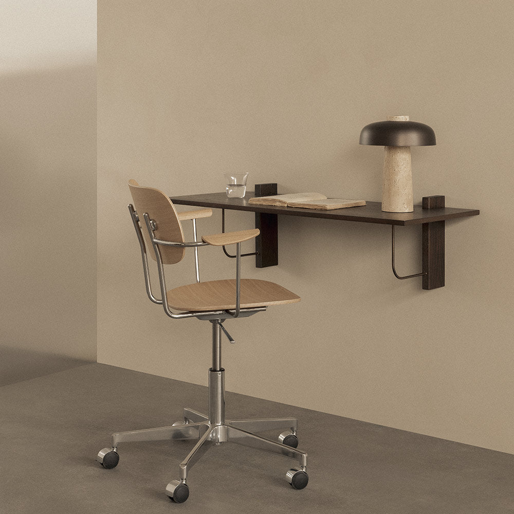 Reverse Table Lamp in living room.