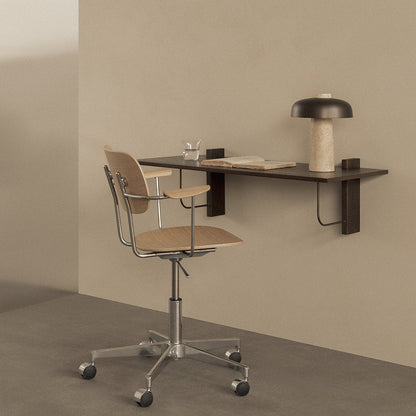 Reverse Table Lamp in living room.