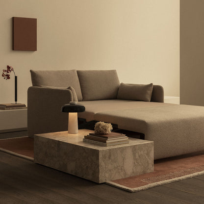 Reverse Table Lamp in living room.