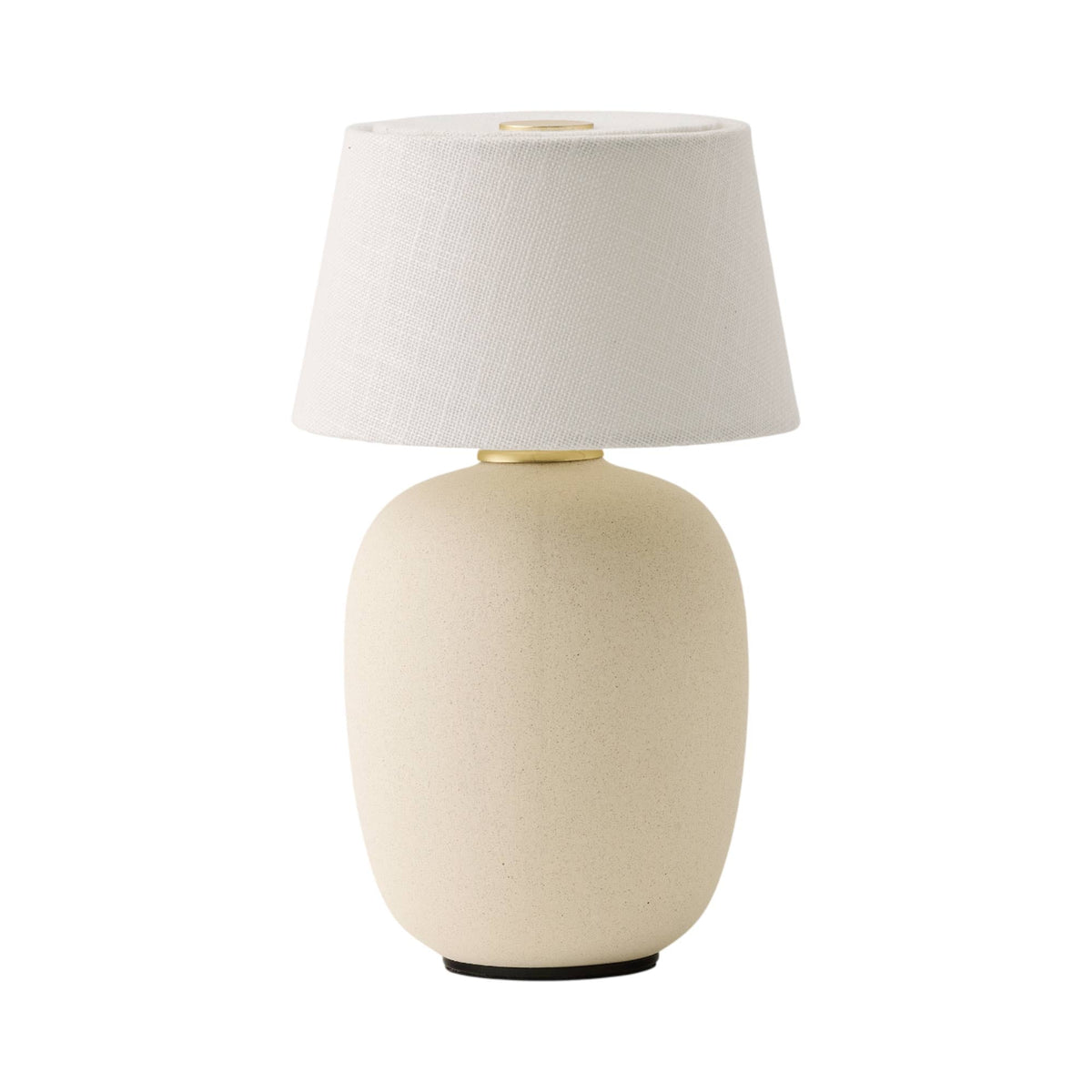 Torso LED Rechargeable Table Lamp in Sand.