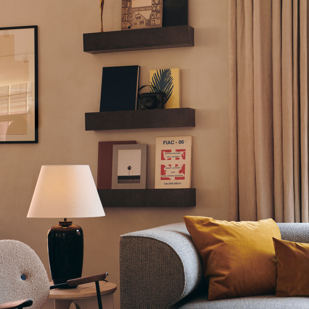 Torso Table Lamp in living room.