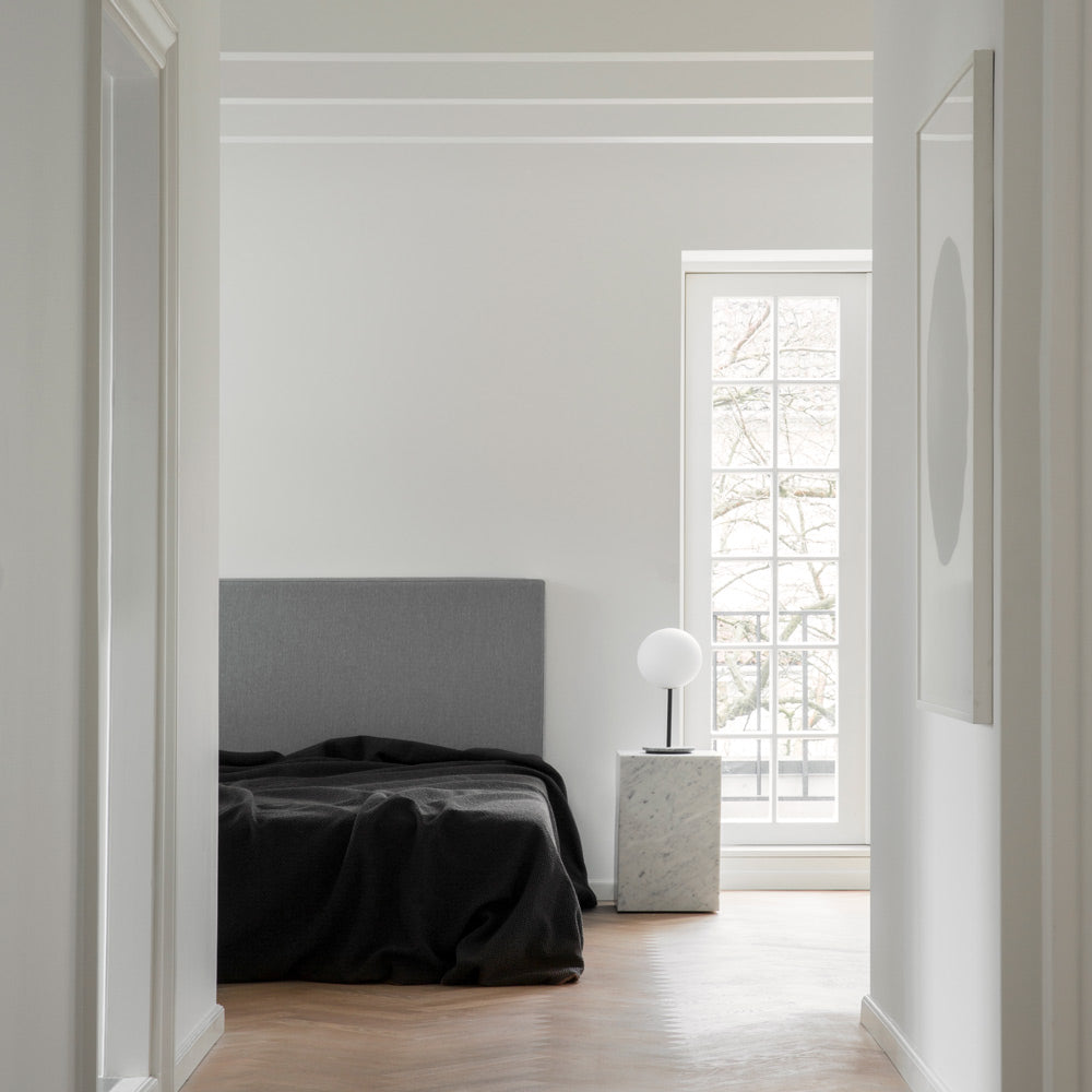 TR Table Lamp in bedroom.