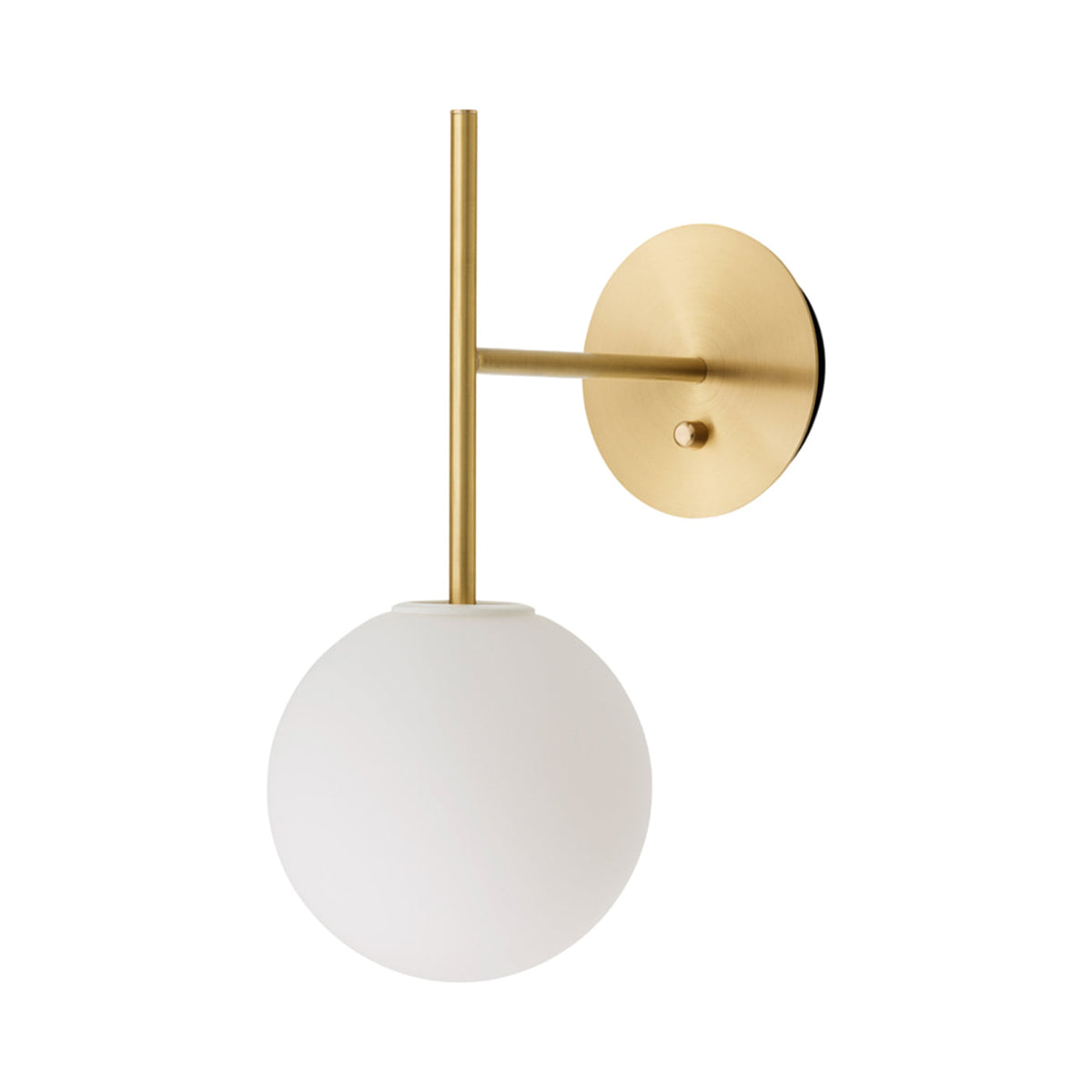 TR Wall Light in Brushed Brass.