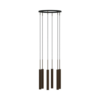 Tubulaire Chandelier (6-Light).