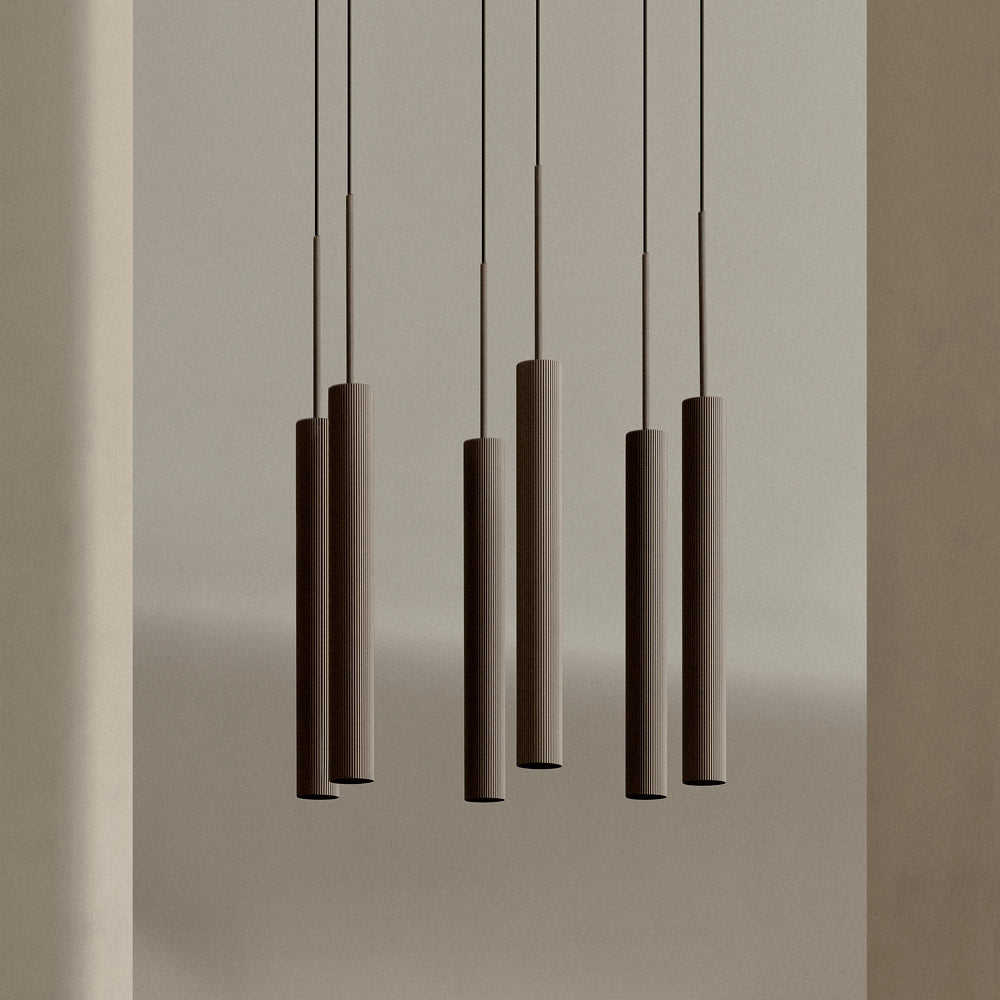Tubulaire Chandelier in Detail.