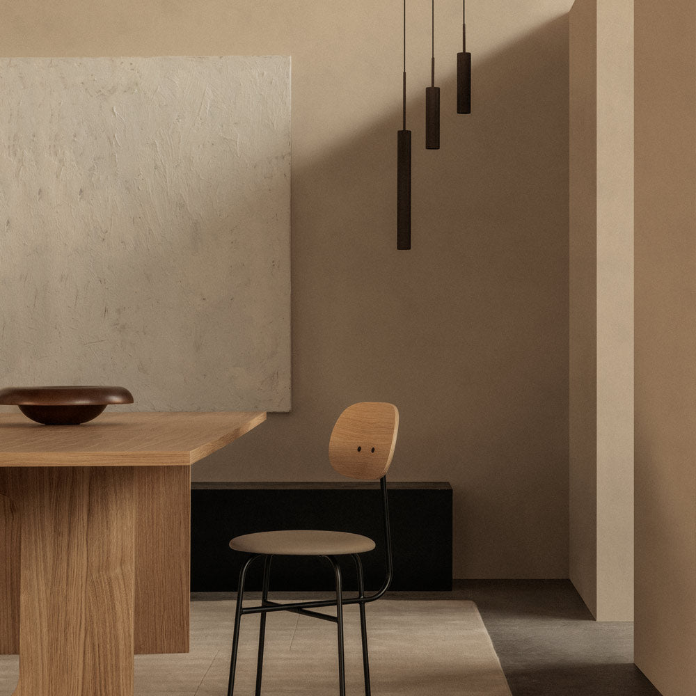 Tubulaire Cluster Pendant Light in dining room.