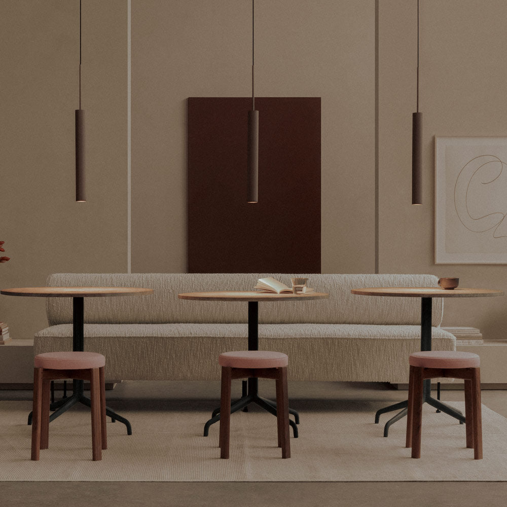 Tubulaire Pendant Light in dining room.