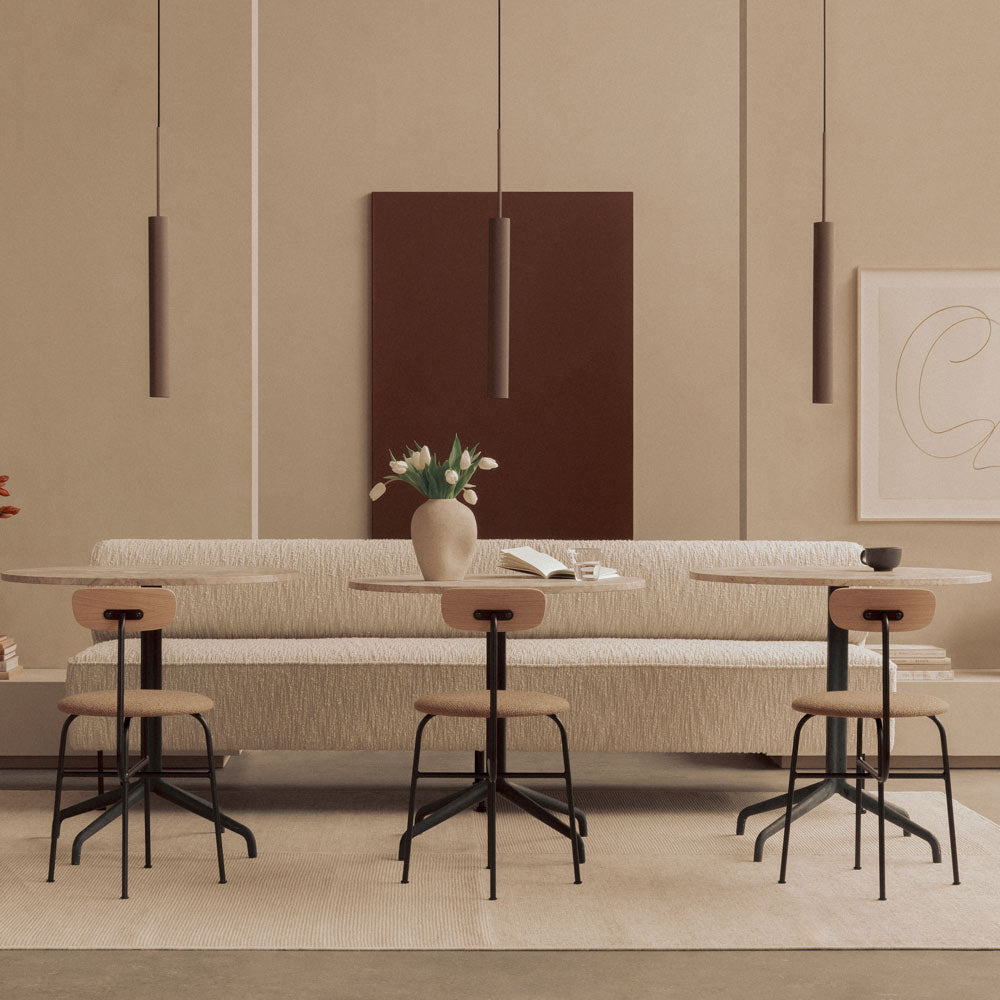 Tubulaire Pendant Light in dining room.