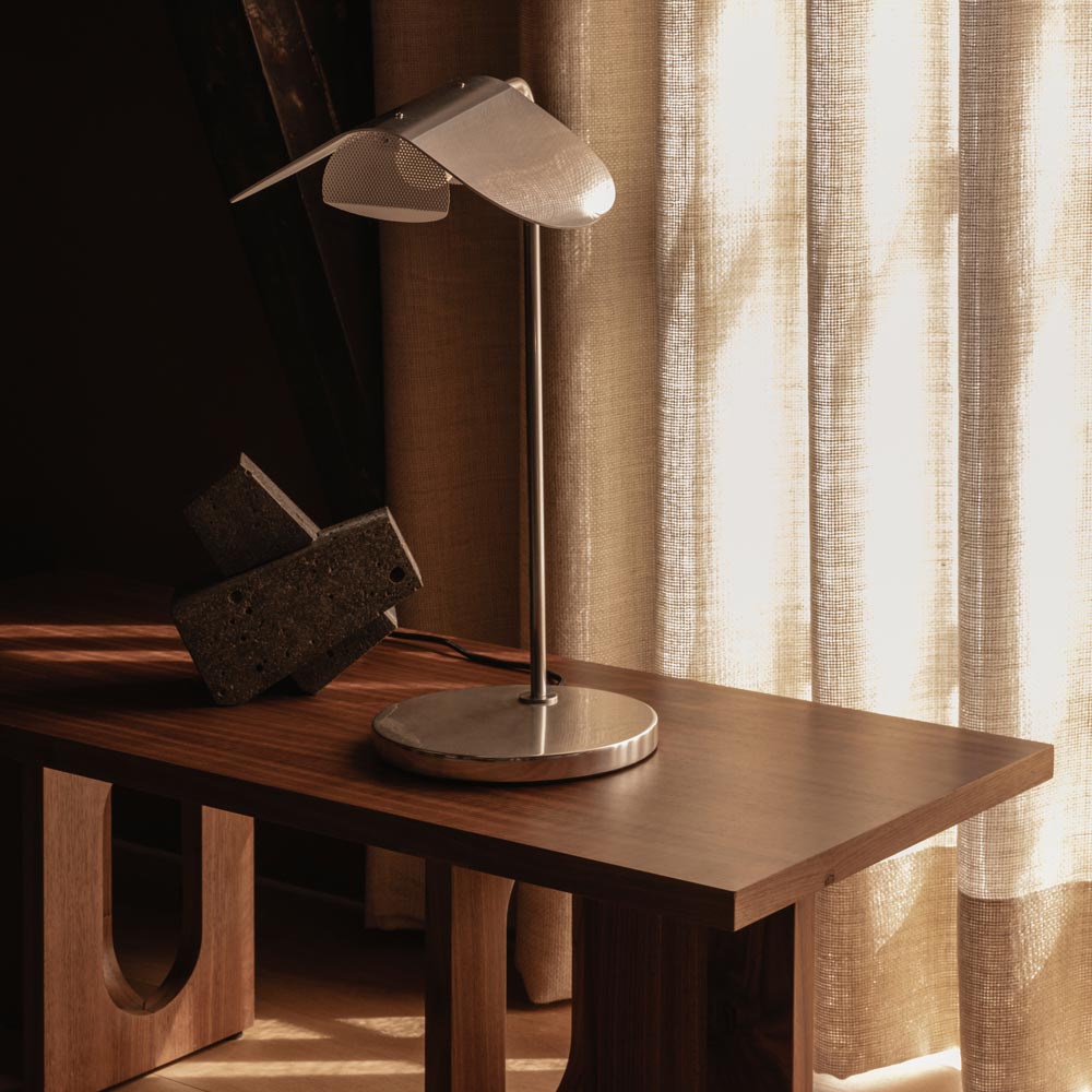 Wing Table Lamp in living room.
