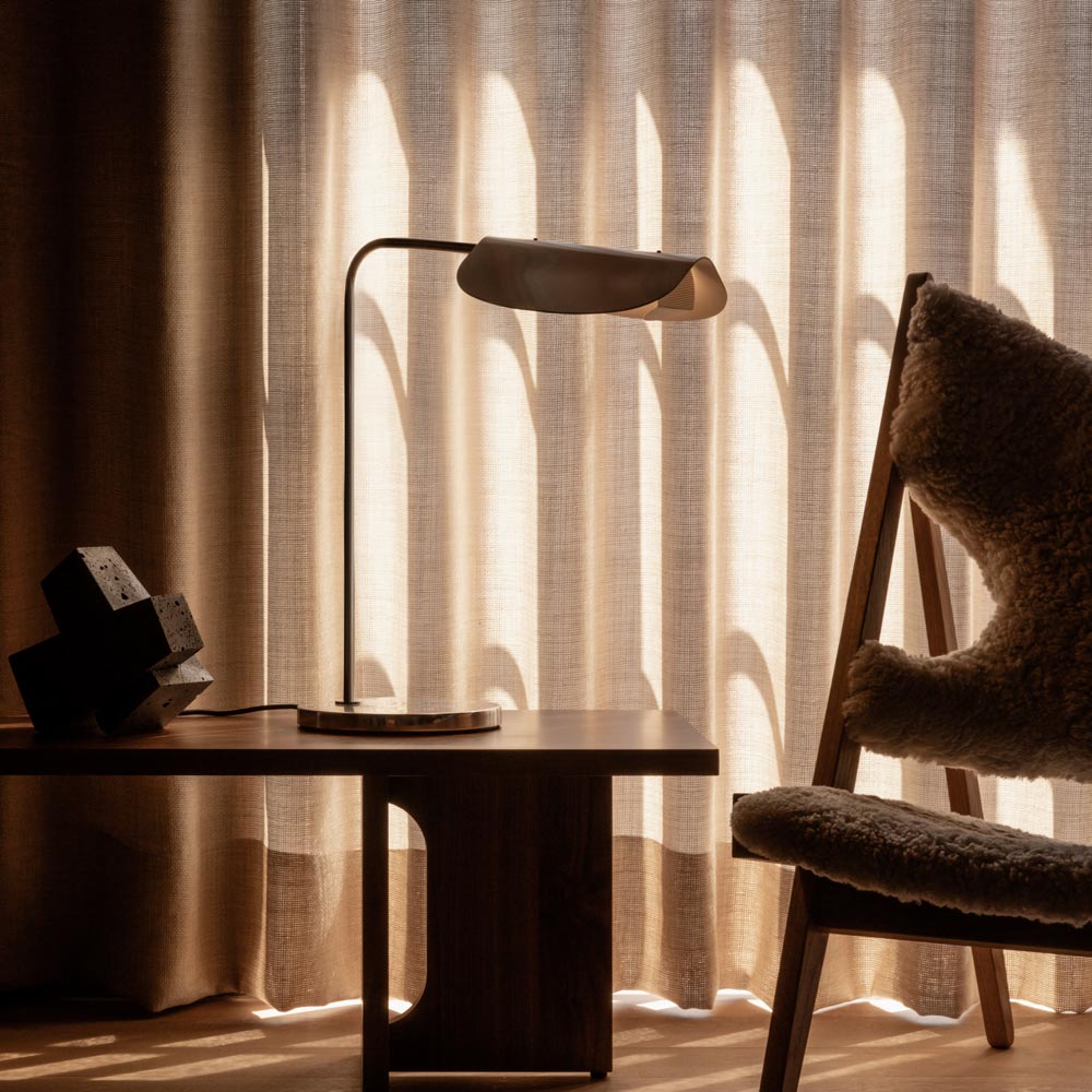 Wing Table Lamp in living room.
