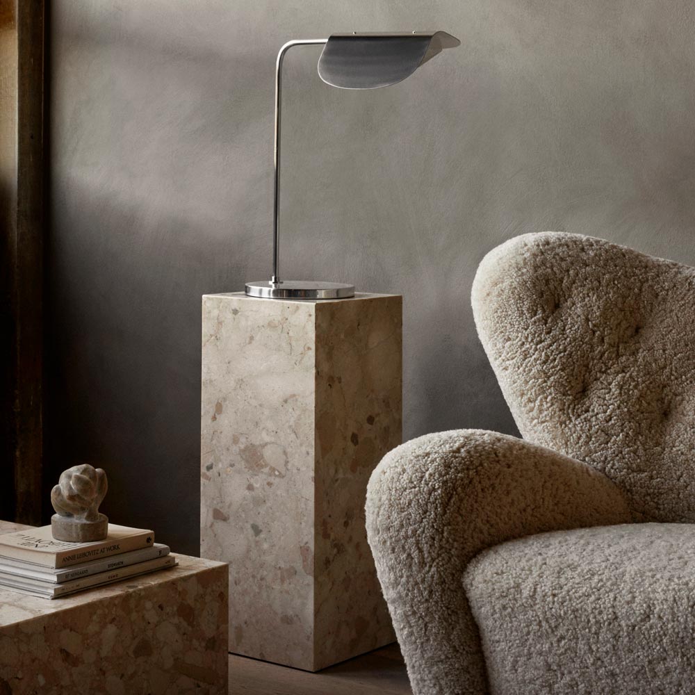 Wing Table Lamp in living room.